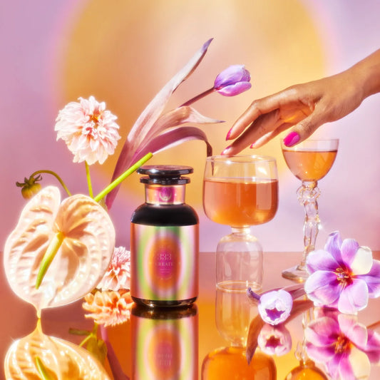 333: Mango-Lemon Balm-Rose Herbal Tea with Passionflower