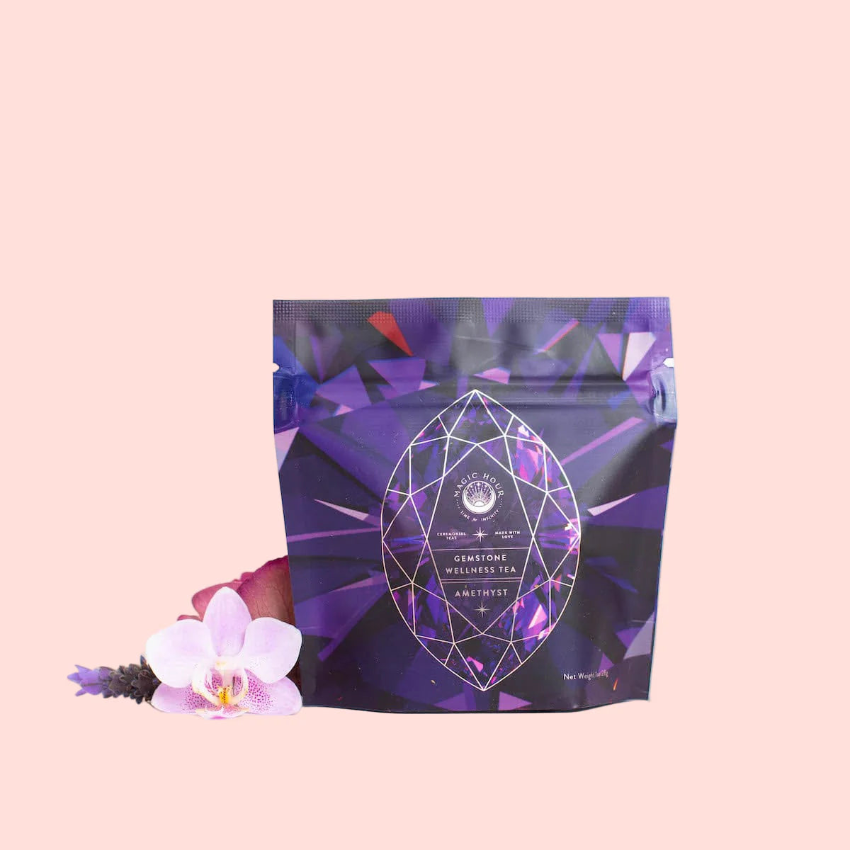 Amethyst: Strawberry-Passionfruit Gemstone Wellness Tea