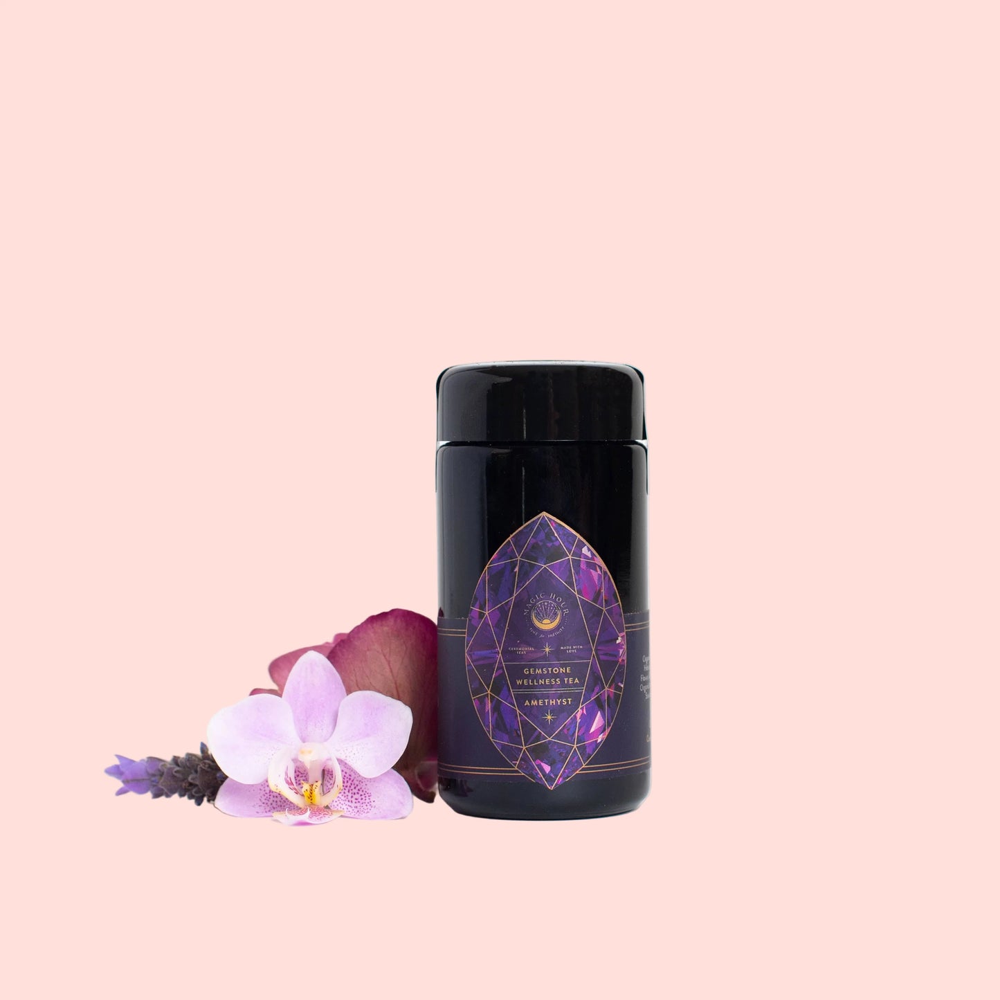 Amethyst: Strawberry-Passionfruit Gemstone Wellness Tea