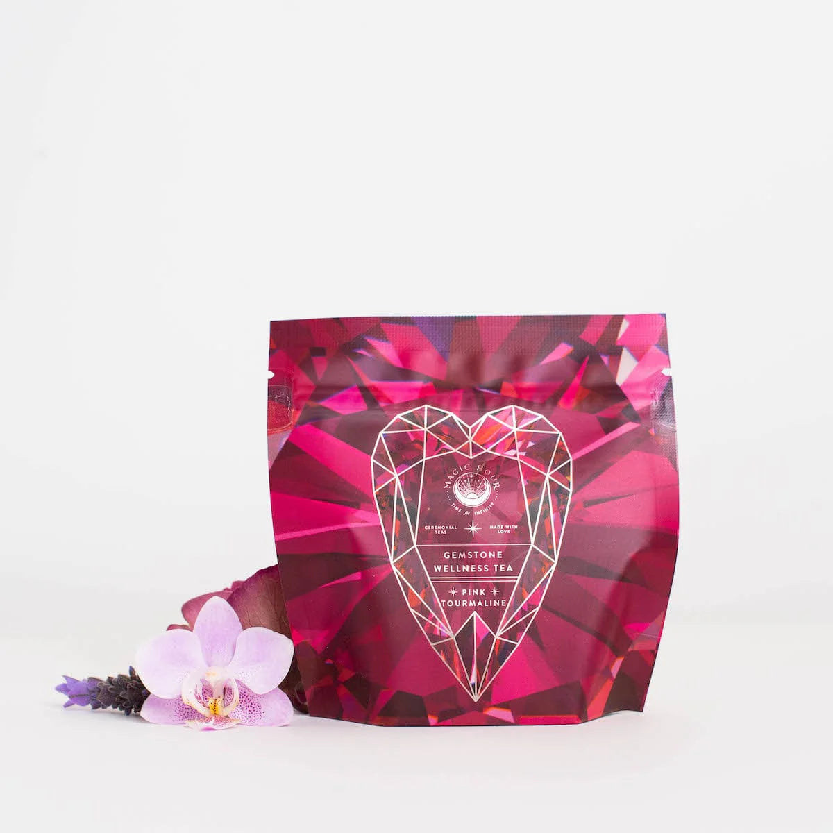 Pink Tourmaline: Organic Dragon fruit Hibiscus White Tea for Women's Health