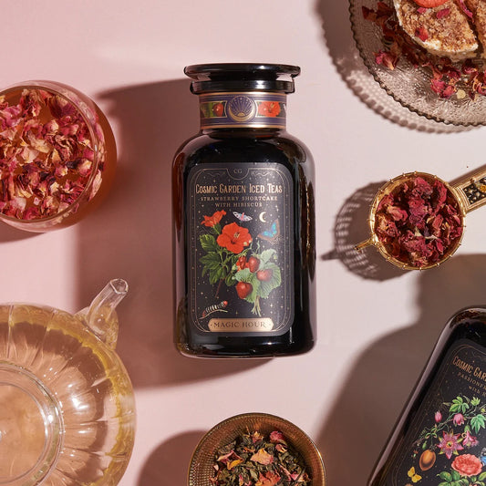 Strawberry Shortcake Iced Tea with Hibiscus