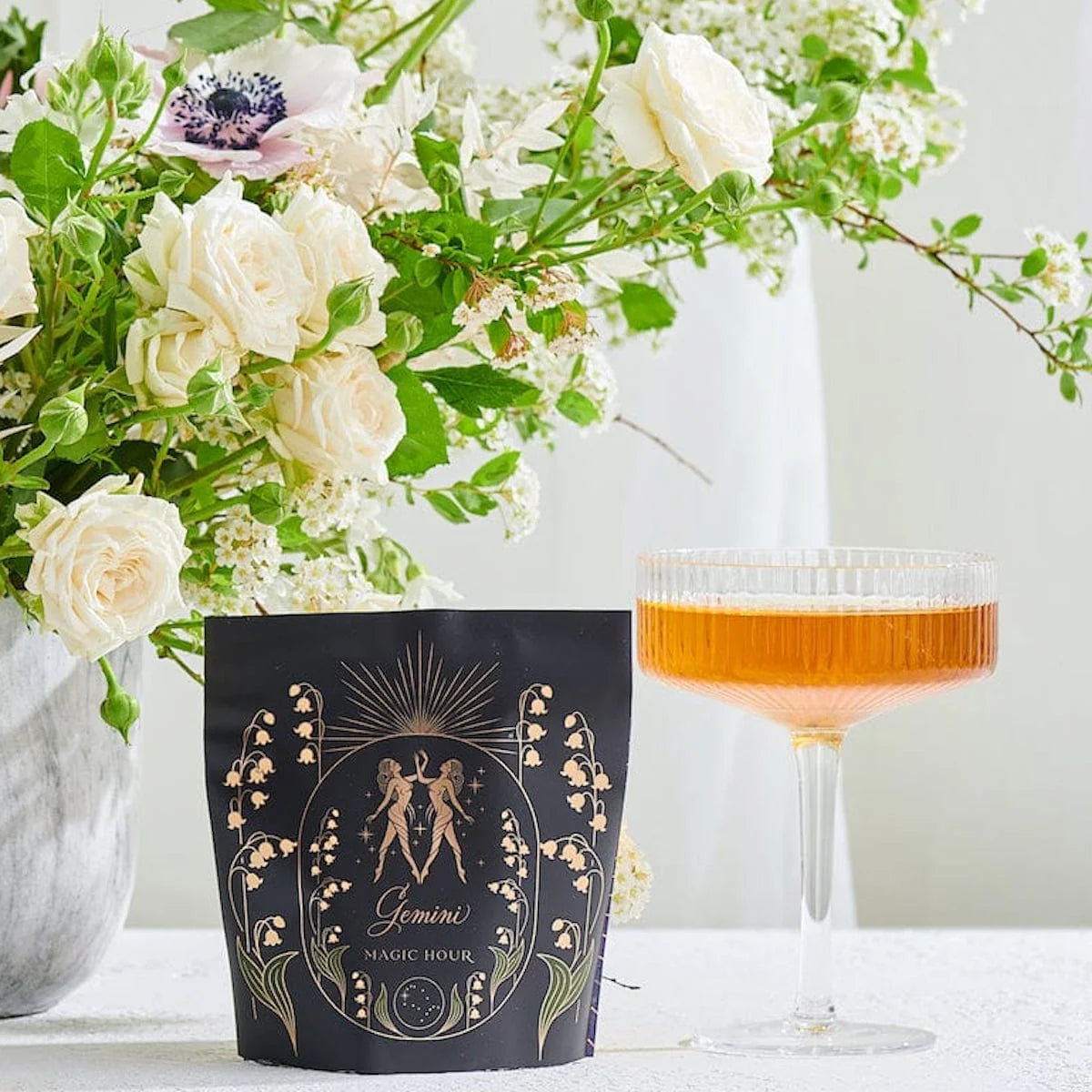 Gemini: Watermelon-Rose-Mulberry Pomegranate Tea for Beauty, Balance & Quenching Curiositeas